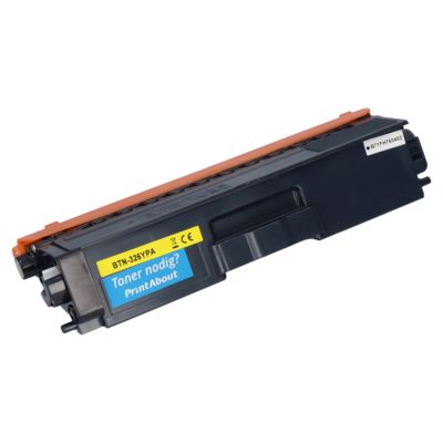 Toner compatible Brother TN-326Y - Jaune - Grande capacité