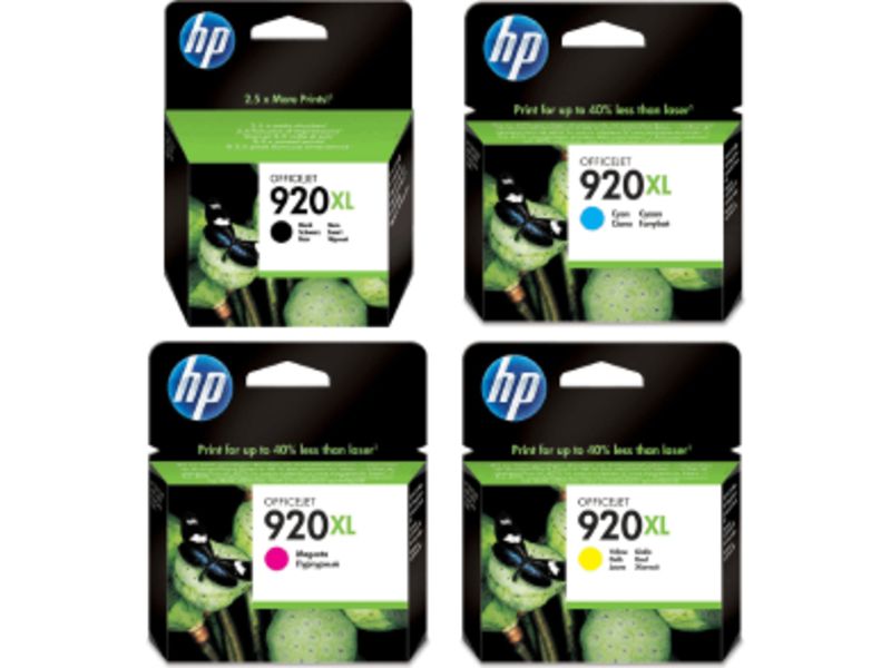 HP 920XL - Pack de 4 cartouches d'encre haute capacité - noir, cyan, magenta, jaune (C2N92AE HP 920 XL)