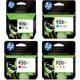 HP 920XL (C2N92AE) - 4 couleurs - Cartouche d'encre - Grande capacité - Multipack