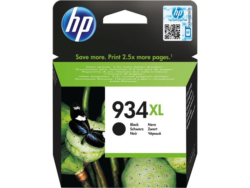 HP 934XL (C2P23AE) Inktcartridge Zwart Hoge capaciteit