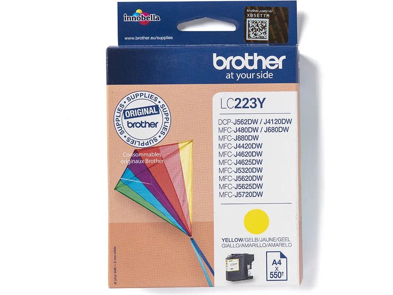 Brother LC-223Y Inktcartridge Geel