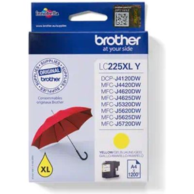 Brother LC-225XLY - Jaune - Cartouche d'encre - Grande capacité