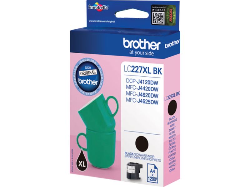 Brother LC-227XLBK Inktcartridge Zwart Hoge capaciteit