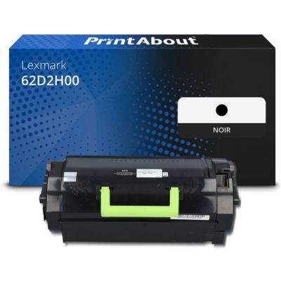 Toner compatible Lexmark 62D2H00 (622H) - Noir - Grande capacité