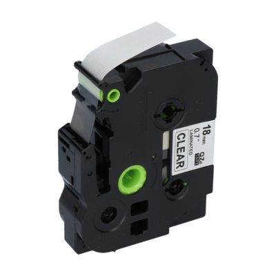 Ruban compatible Brother TZe-141 - (18 mm) - Noir sur transparent