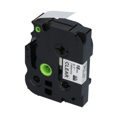 Ruban compatible Brother TZe-141 - (18 mm) - Noir sur transparent