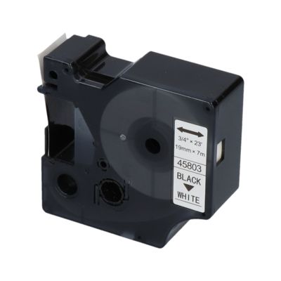 Ruban compatible Dymo 45803 (S0720830) - (19 mm) - Noir sur blanc