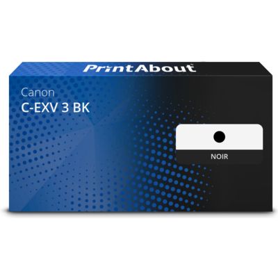 Toner compatible Canon C-EXV 3 BK - Noir