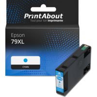 Cartouche compatible Epson 79XL (T79024010) - Cyan - Grande capacité