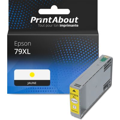 Cartouche compatible Epson 79XL (T79044010) - Jaune - Grande capacité