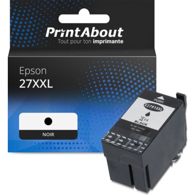 Cartouche compatible Epson 27XXL (T27914010) - Noir - Grande capacité