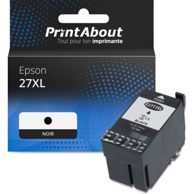 Cartouche compatible Epson 27XL (C13T27114010) - Noir - Grande capacité