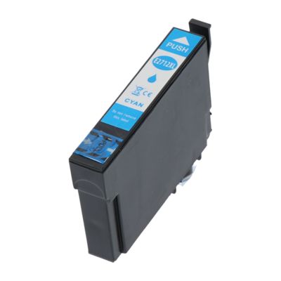 Cartouche compatible Epson 27XL (C13T27124012) - Cyan - Grande capacité
