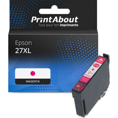 Cartouche compatible Epson 27XL (C13T27134012) - Magenta - Grande capacité