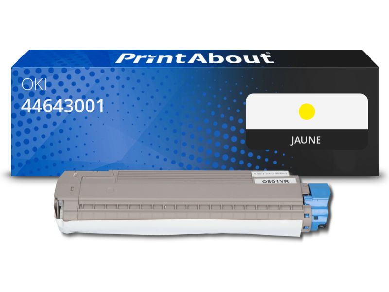 Toner compatible OKI 44643001 - Jaune