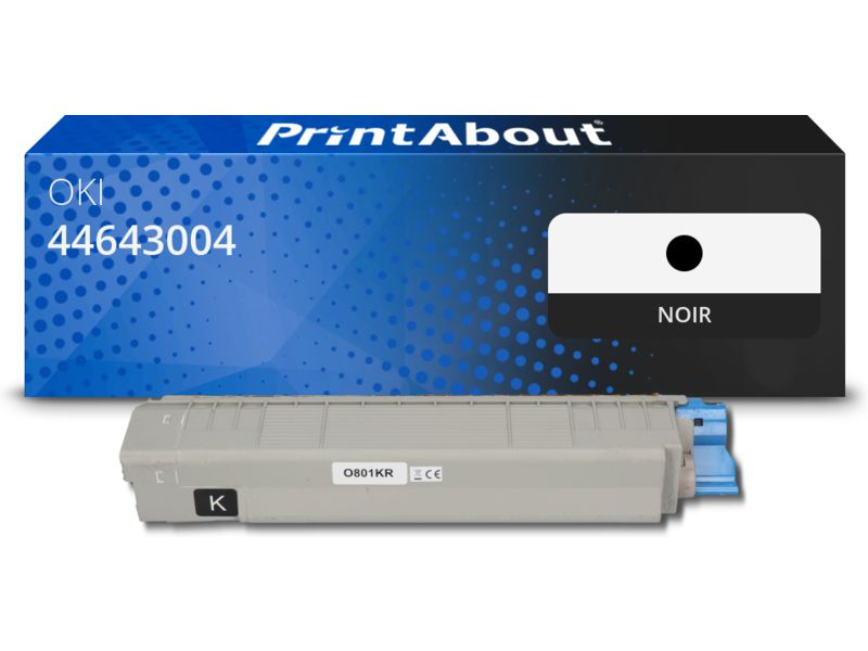 Toner compatible OKI 44643004 - Noir