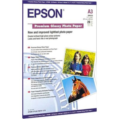 Epson S041316 Premium Glossy A3+ (20 vel) (Epson premium glossy) - Papier photo