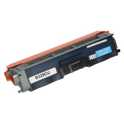 Toner compatible Brother TN-329C - Cyan - Très grande capacité