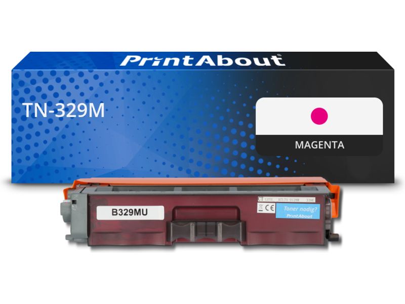 Toner compatible Brother TN-329M - Magenta - Très grande capacité