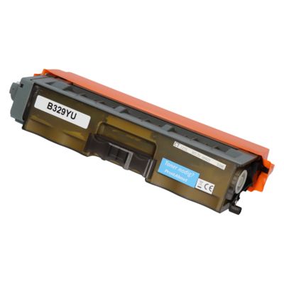 Toner compatible Brother TN-329Y - Jaune - Très grande capacité