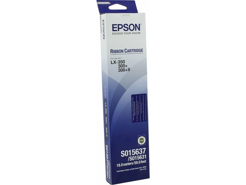 Epson S015637 Ribbon Zwart