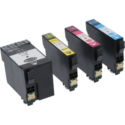 Cartouche compatible Epson 27XL (T2711/12/13/144010) - 4 couleurs - Grande capacité - Multipack