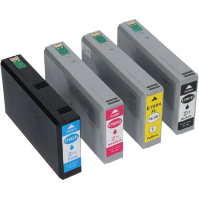 Cartouche compatible Epson 79XL (T79014010) - 4 couleurs - Grande capacité - Multipack