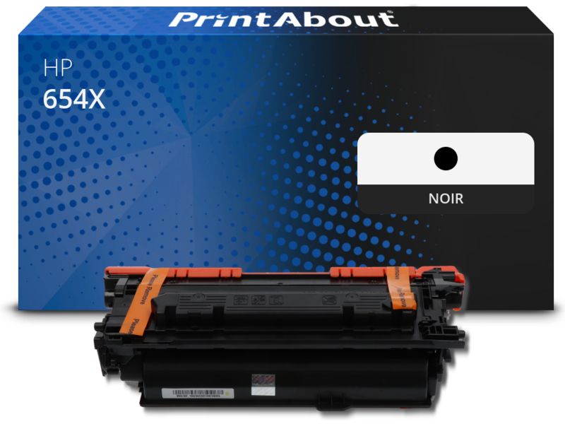 Toner compatible HP 654X (CF330X) - Noir - Grande capacité