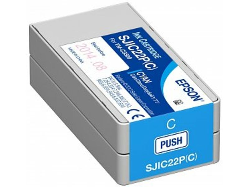 Epson C33S020602 (SJIC22P) Inktcartridge Cyaan