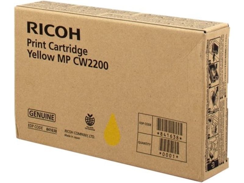 Ricoh 841638 Inktcartridge Geel