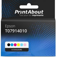 Cartouche compatible Epson T07914010 - 6 couleurs - Multipack