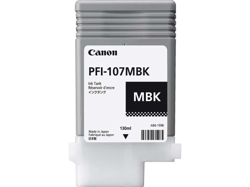 Canon PFI-107MBK Inktcartridge Mat-zwart