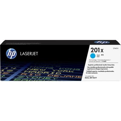 HP 201X (CF401X) - Cyan - Toner - Grande capacité