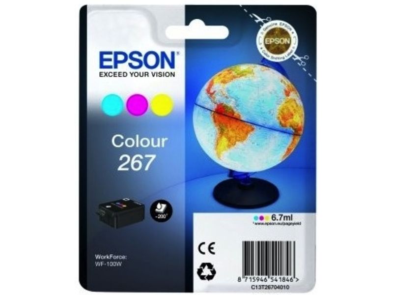 Epson T26704010 (T266) Inktcartridge 3-kleuren Hoge capaciteit