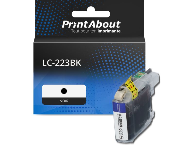 Cartouche compatible Brother LC-223BK - Noir