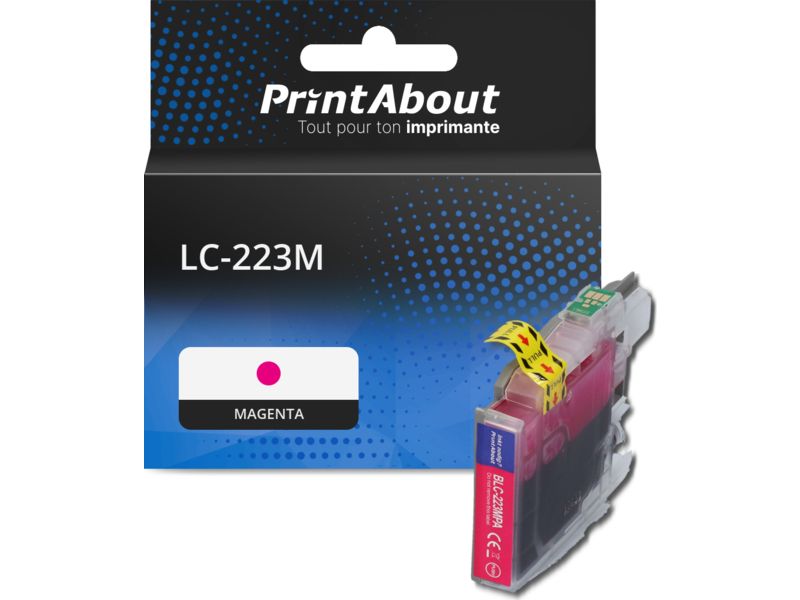 Cartouche compatible Brother LC-223M - Magenta