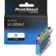 Cartouche compatible Brother LC-225XLC - Cyan - Grande capacité