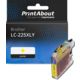 Cartouche compatible Brother LC-225XLY - Jaune - Grande capacité
