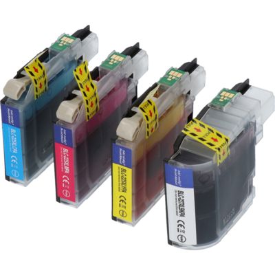 Cartouche compatible Brother LC-227XLVALBP - 4 couleurs - Grande capacité - Multipack