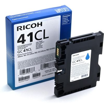 Ricoh GC-41CL (405766) - Cyan - Cartouche d'encre