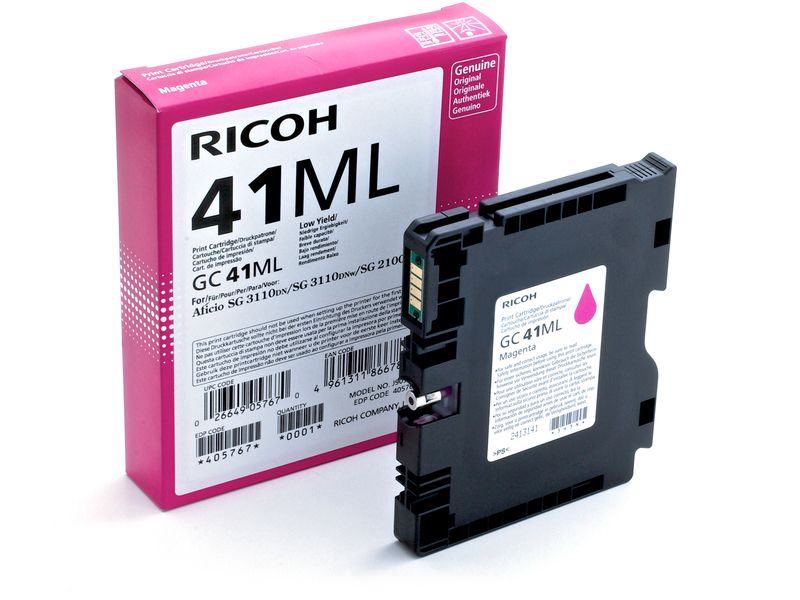 Ricoh GC-41ML (405767) Inktcartridge Magenta
