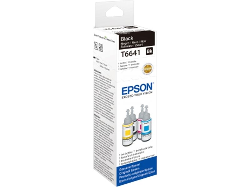 Epson T6641 (C13T664140) Inktcartridge Zwart