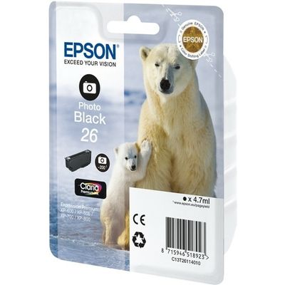 Epson T2611 - Noir photo - Cartouche d'encre