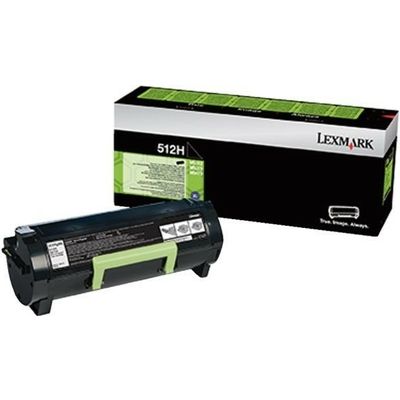 Lexmark 51F2H00 (512H) - Noir - Toner - Grande capacité
