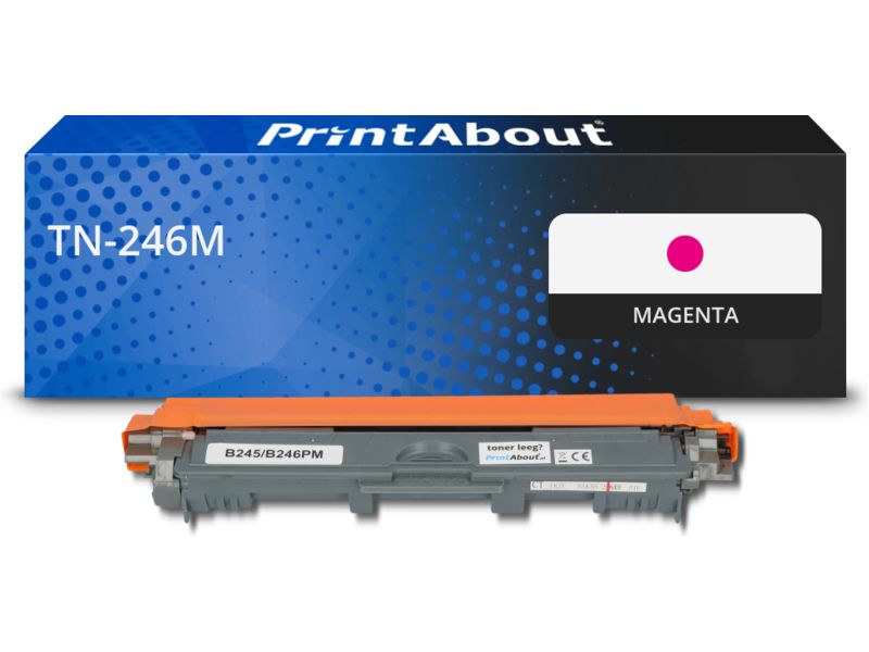Toner compatible Brother TN-246M - Magenta - Grande capacité