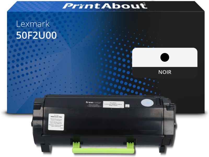 Toner compatible Lexmark 50F2U00 (502U) - Noir - Très grande capacité