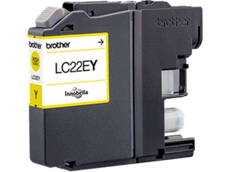 Brother LC-22EY Inktcartridge Geel