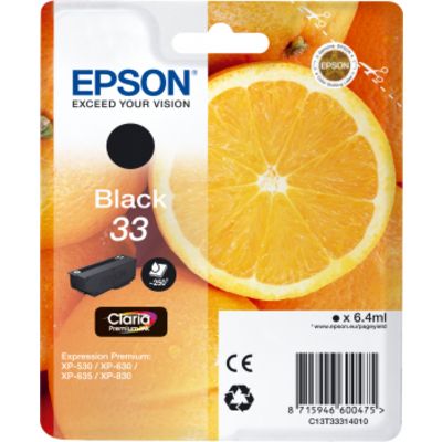 Epson 33 (C13T33314012) - Noir - Cartouche d'encre