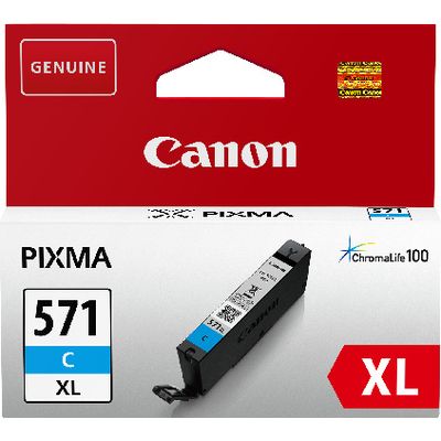 Canon CLI-571C XL - Cyan - Cartouche d'encre - Grande capacité