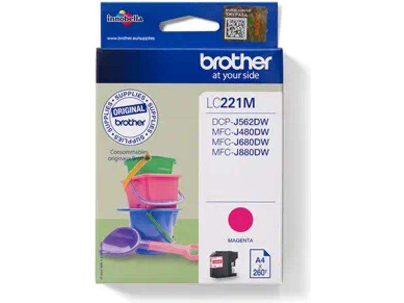 Brother LC-221M Inktcartridge Magenta